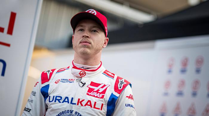 09 Nikita Mazepin, Haas F1 Team during the winter testing days, Barcelona 23-25 February 2022, Formula 1 World Championship,